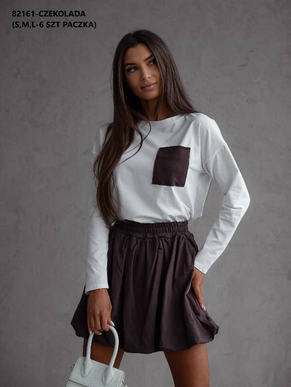 Sukienki damskie (Polska produkt) Roz S-M-L Paczka 5 szt /1 Kolor